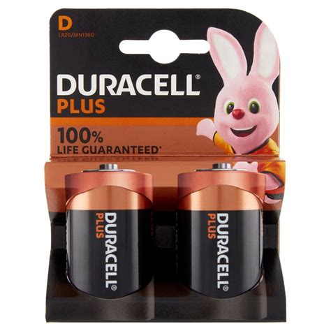 PILA TORCIA D DURACELL PLUS 2 Pz Tigros