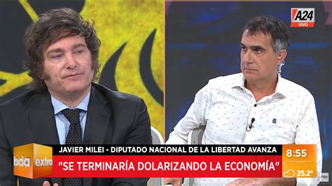 Javier Milei En Exclusivo En Bda Hay Que Dolarizar Poder Ir Al Cajero Y Sacar Dólares