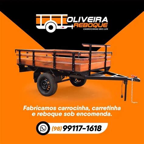 Carrocinha carretinha reboques Somos uma fábrica de carretinha