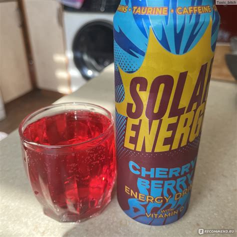 Энергетический напиток Solar Energy Cherry Berry - «Энергетик со вкусом ...