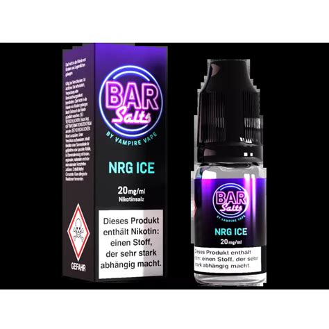 Vampire Vape Vampire Vape Bar Salts Nrg Ice Nikotinsalz Liquid