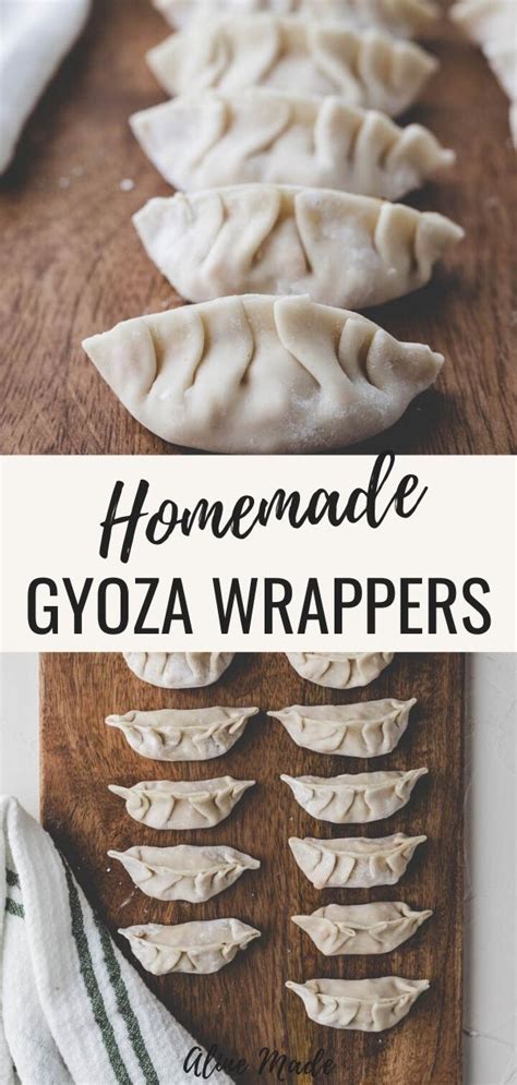 Homemade Gyoza Wrappers Dumpling Wrappers Aline Made Wanton