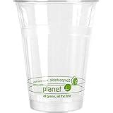 Amazon Planet 100 Compostable PLA Laminated Hot Cup 16 Ounce