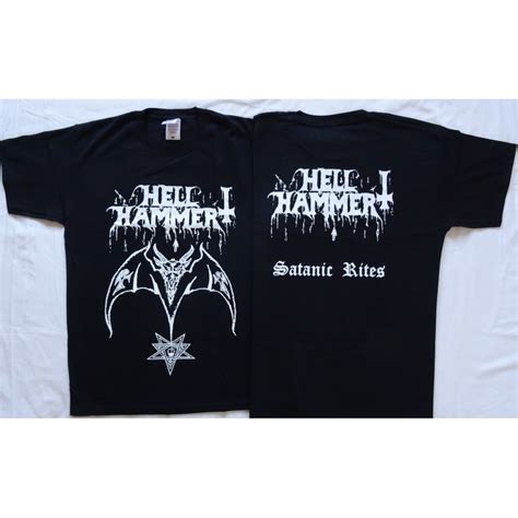 Hellhammer Satanic Rites Official T Shirt Cult Celtic Frost Triptykon