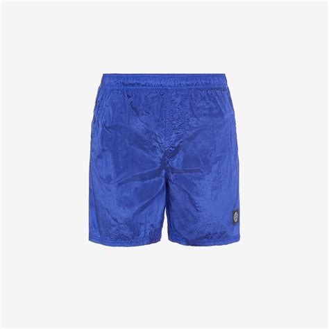 Sasom Stone Island B Nylon Metal Swimming Trunk Bluette