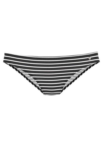 S Oliver Bikini Hose Hill Schwarz Wei Gestreift