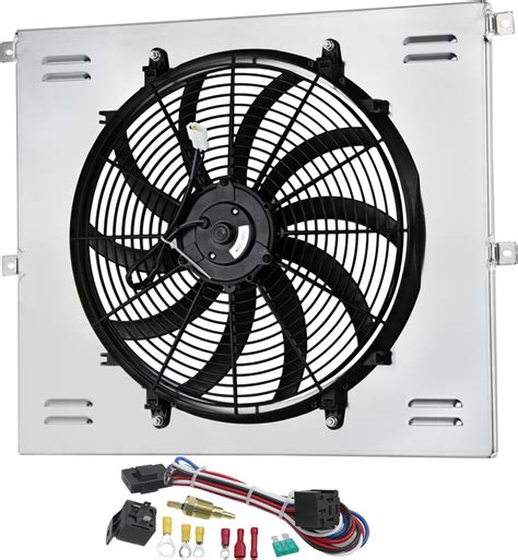 Amazon AluKuhler Radiator Shroud With Electric Fan Compatible With