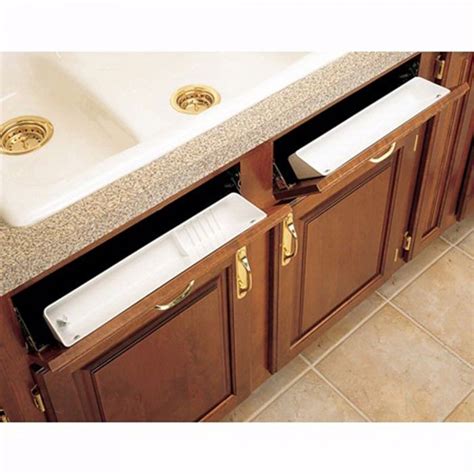 Sink Front Tip Out Trays Rev A Shelf Series French Country