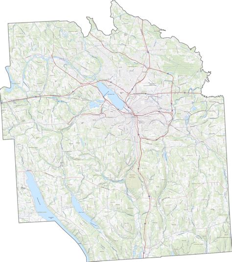 Onondaga County Map, New York - US County Maps