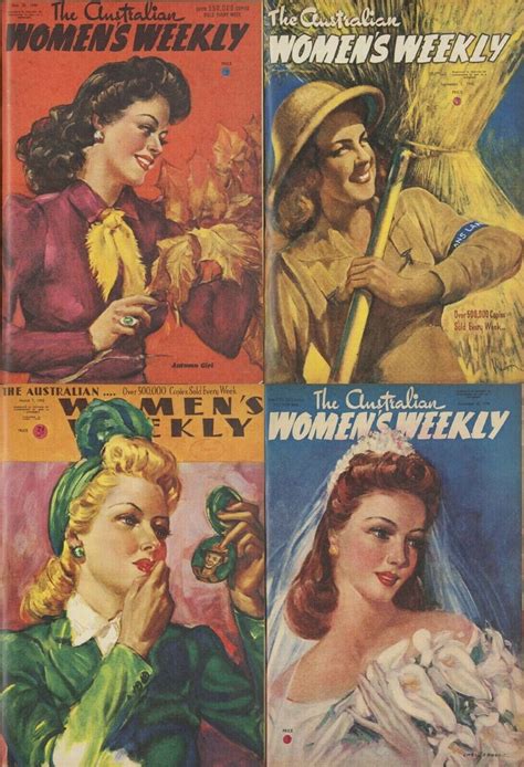 The Australian Womens Weekly Magazine Vol4 1942 1944 156 Old Issues Digital Instant Download