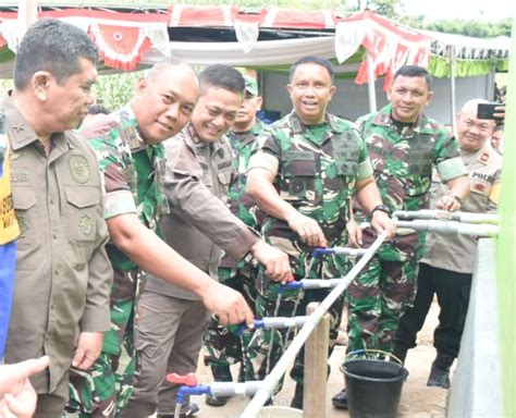 1 898 Titik Fasilitas Air Bersih Program TNI AD Manunggal Air