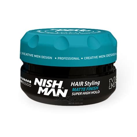 Мужской воск для укладки волос Nishman Matte Super Hold M4 100 мл ...