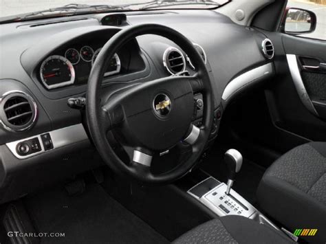 Charcoal Interior 2010 Chevrolet Aveo LT Sedan Photo #44751087 ...