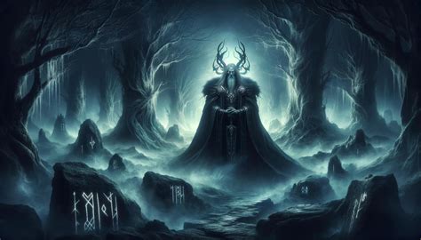 God Of The Darkness - Norse Mythology God Of Darkness - Viking Style