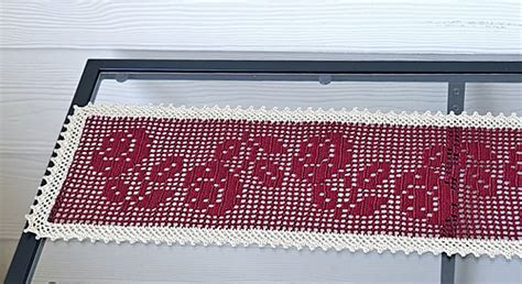 Ravelry Rose Table Runner Pattern By Raine Eimre