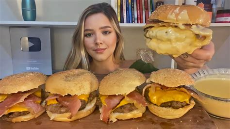 COMENDO XIS BACON MOLHO DE QUEIJO MUKBANG BRASIL CAMILE ASMR