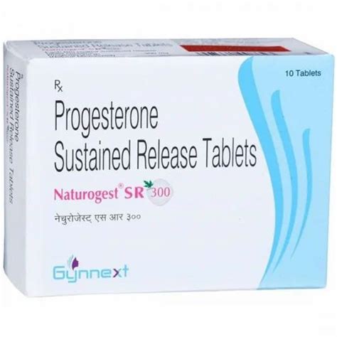 Progesterone Sustained Release 300mg Packaging Type Strip