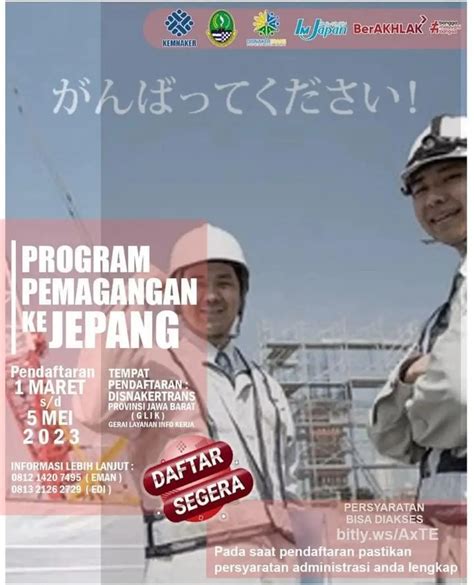 Loker Dibuka Seleksi Magang Ke Jepang Cek Informasinya Disini