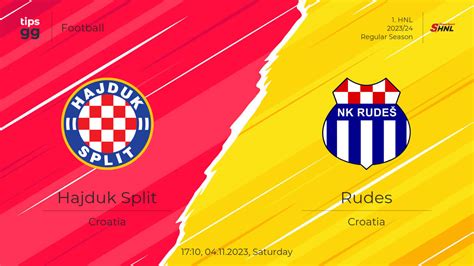 Hajduk Split Vs Rudes Prediction Football Tips Gg