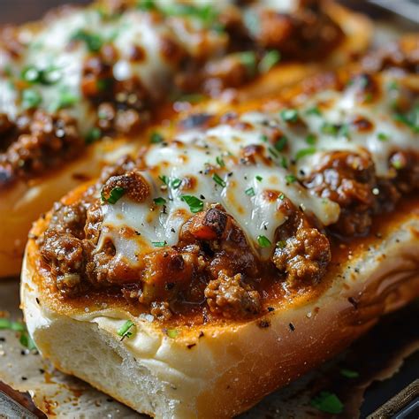 Garlic Bread Sloppy Joes Grammy Recipes