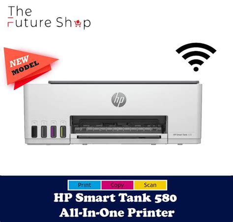 HP Smart Tank 580 All In One Printer Wireless Print Scan Copy Come