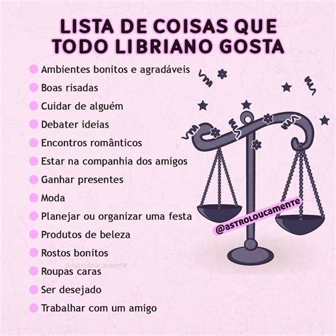 Lista de coisas que todo libriano gosta Confere librianos Para você