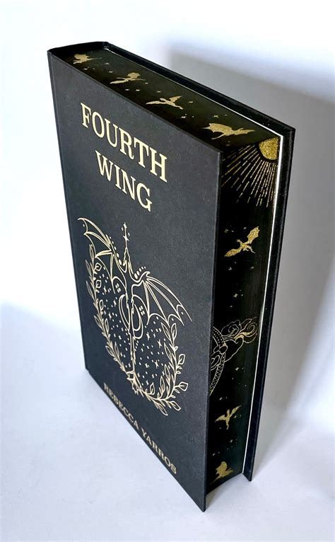 Fourth Wing By Rebecca Yarros Custom Hardback Book Sprayed Edges And Foiled Cover Etsy