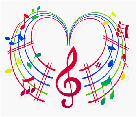 Transparent Colorful Musical Notes Png - Colorful Transparent Music ...