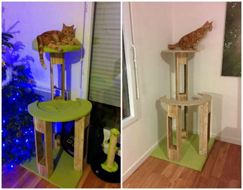 Comment faire un arbre à chat en palette Housekeeping Magazine