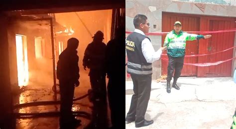 Cusco Pareja De Ancianos Muere Calcinada En Feroz Incendio En Casa Que