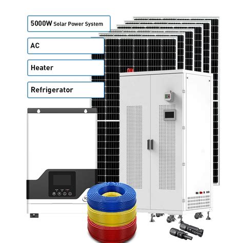 Photovoltaic System 3kva 5kva 10kva 15kva Off Grid Hybrid Solar Power Generator System For Home