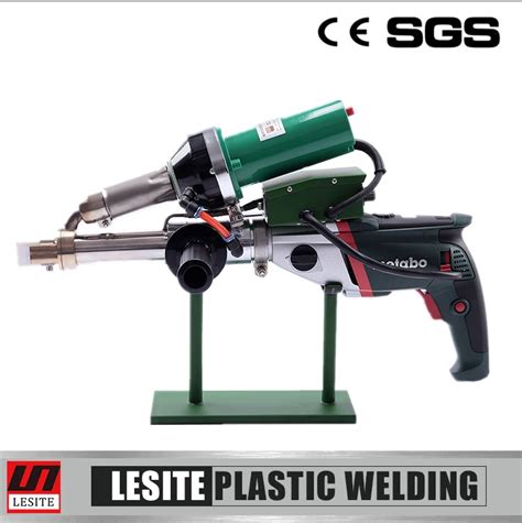 Hot Sale Lesite LST A Plastic Extrusion Welding Gun Geomembrane Hot Air Welder In Plastic