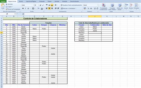 Como Calcular Os Dias Trabalhados - Aprenda a usar o Excel para calcular o número de dias trabalhados ao ...