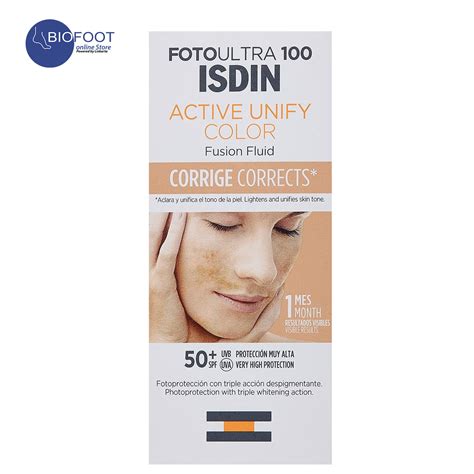 Buy Isdin Fotoultra 100 Active Unify Fusion Fluid No Color Spf50 50ml