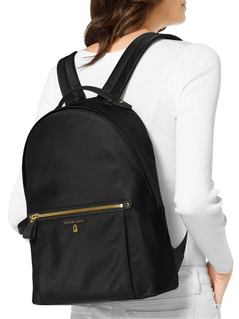 Michael Kors Synthetic Kelsey Nylon Backpack In Black Lyst