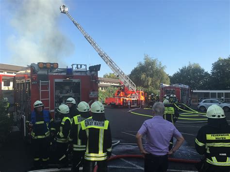 Update Großbrand in Mayen Kreis Mayen Koblenz Wochenspiegel