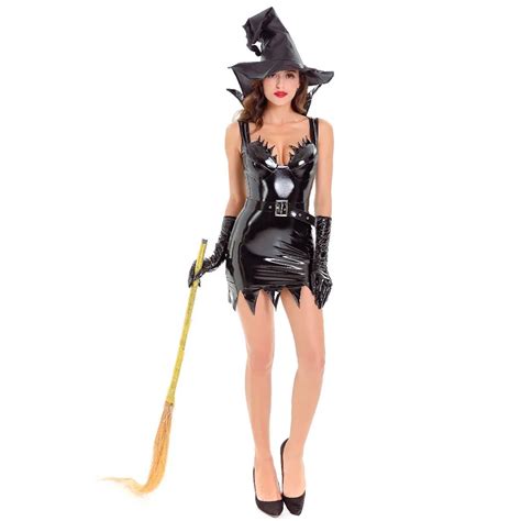 Black Sexy Witch Halloween Costume Gothic Vampire Cosplay Magic Moment Costume Adult Witch