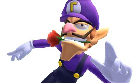 I Removed The Background From One Of Waluigis Greatest Waluigi Poses