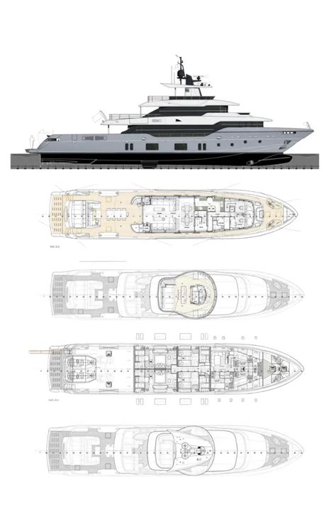 2024 Canados Oceanic 120 Fast Expedition (a 120 Ft. Yacht Floor Plan and Design) - BoatBiscuit