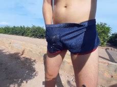 Cumming Through My Sport Shorts Explosive Cum Gay Porn Pornhub
