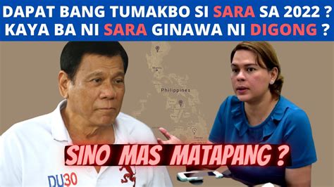 Dapat Bang Tumakbo Si Sara Duterte Sa 2022 Kaya Ba Ni Sara Duterte