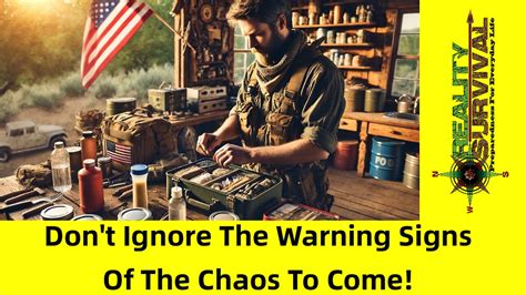 Don T Ignore The Warning Signs Of The Chaos Still To Come