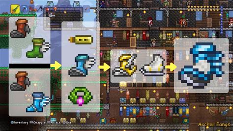 terraria   craft  frostspark boots console edition youtube