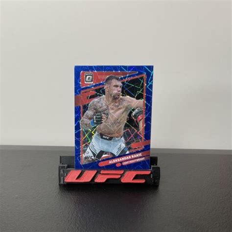 Panini Donruss Optic Ufc Aleksandar Rakic Blue Velocity Ebay