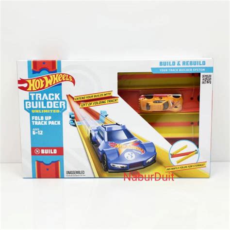 Jual Hot Wheels Track Builder Unlimited Fold Up Track Pack Original Mattel Hotwheels Shopee