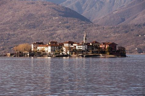 Isola Dei Pescatori, Lake Maggiore, Italy Stock Photo - Image of ...