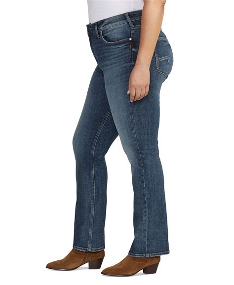 Silver Jeans Co Plus Size Avery Curvy Fit Bootcut Denim Jeans Macys