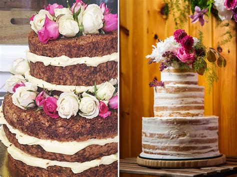 Opções girly de naked cake Constance Zahn anos