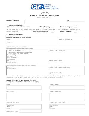 Fillable Online Annual Returns Form A B And Form 29 SECPAnnual Returns