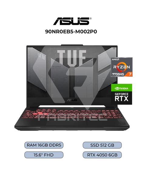 Laptop Asus Tuf Gaming Fa Nu Lp W Nr Eb M P Amd Ryzen